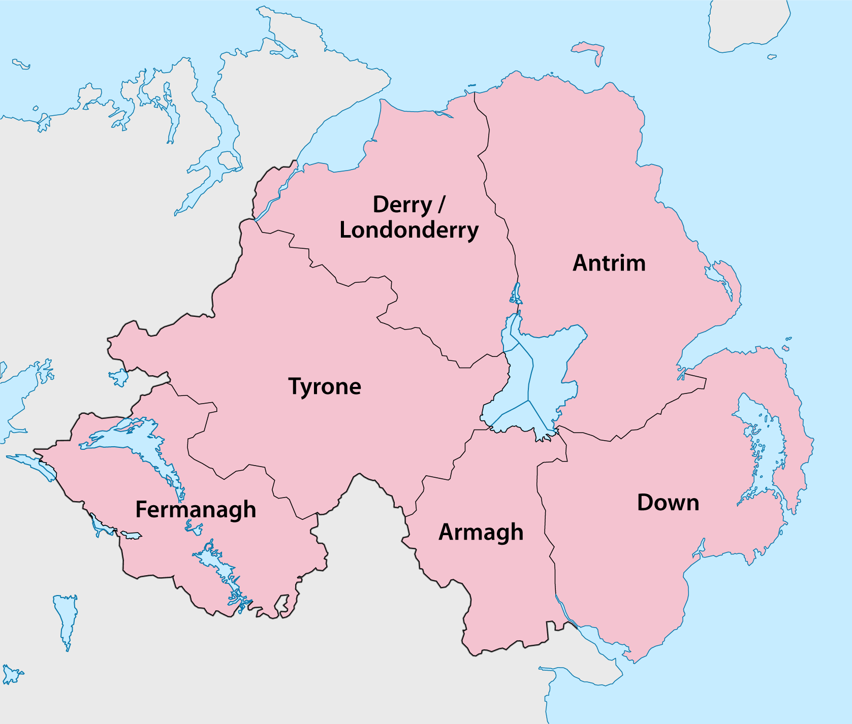 How Many Counties are in Northern Ireland?